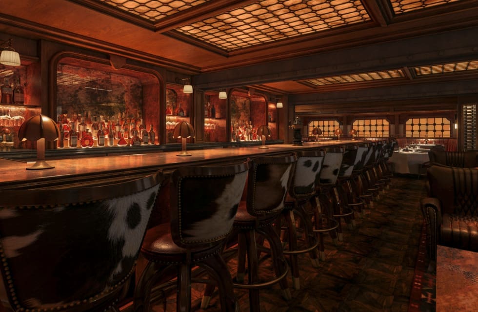 Designed partly by Tyler Duncan of Grapevine’s Duncan Design Group, the new space can only be entered by a private elevator in Cattlemen’s Steak House. (Courtesy rendering)